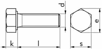 Schraube | DIN 933 | M12x30 | 8.8 vz – Bild 2