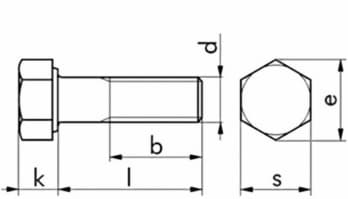 Schraube | DIN 931 | M12x80 | 8.8 vz – Bild 2