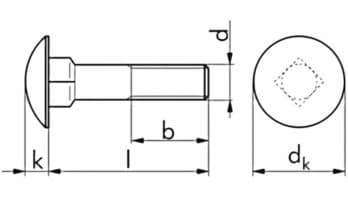 Schraube DIN 603 M10x70 8.8  – Bild 2