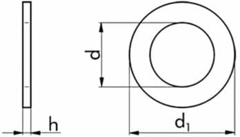 Scheibe | DIN 125 | 5,3 vz